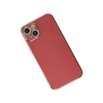 İphone 14 Kılıf Volet Silikon - Kırmızı-3