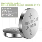 CR2016 Pil 5'li Paket Lityum Düğme Pil 3V 2016-1
