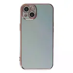 İphone 14 Kılıf Volet Silikon - Açık Yeşil-2