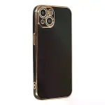 İphone 14 Plus Kılıf Volet Silikon - Siyah-1
