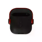 Airpods 2 (2.nesil) Cool Kılıf - Siyah-kırmızı-3