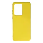 Samsung Galaxy S20 Ultra Kılıf Nano İçi Kadife Silikon - Sarı-1