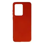 Samsung Galaxy S20 Ultra Kılıf Nano İçi Kadife Silikon - Kırmızı-1