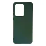 Samsung Galaxy S20 Ultra Kılıf Nano İçi Kadife Silikon - Koyu Yeşil-1