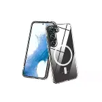 Samsung Galaxy S23 Plus Kılıf Magneticsafe Şeffaf Silikon - Şeffaf-3