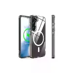 Samsung Galaxy S23 Plus Kılıf Magneticsafe Şeffaf Silikon - Şeffaf-4