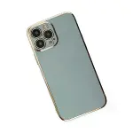 İphone 14 Pro Kılıf Volet Silikon - Açık Yeşil-3