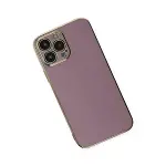 İphone 14 Pro Kılıf Volet Silikon - Mor-3