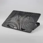 Windy LED Aydınlatmalı Notebook Soğutucu Siyah-3