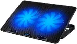 Windy LED Aydınlatmalı Notebook Soğutucu Siyah-1