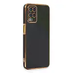 Oppo A54 4g Kılıf Volet Silikon - Siyah-1