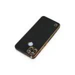 Realme C25y Kılıf Volet Silikon - Siyah-3
