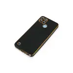 Realme C25y Kılıf Volet Silikon - Siyah-4