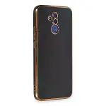 Huawei Mate 20 Lite Kılıf Volet Silikon - Siyah-2