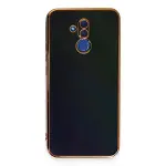 Huawei Mate 20 Lite Kılıf Volet Silikon - Siyah-1