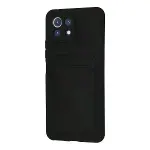 Xiaomi Mi 11 Kılıf Kelvin Kartvizitli Silikon - Siyah-3