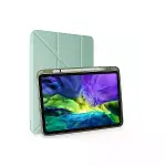 İpad Pro 12.9 (2021) Kılıf Kalemlikli Mars Tablet Kılıfı - Açık Yeşil-3