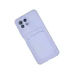 Xiaomi Mi 11 Kılıf Kelvin Kartvizitli Silikon - Lila-2