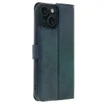 İphone 15 Trend S Plus Kapaklı Kılıf - Lacivert-2