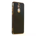 Huawei Mate 10 Lite Kılıf Volet Silikon - Siyah-2