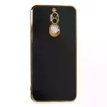 Huawei Mate 10 Lite Kılıf Volet Silikon - Siyah-1