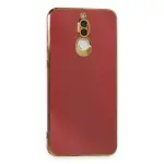 Huawei Mate 10 Lite Kılıf Volet Silikon - Kırmızı-1