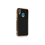 Huawei P20 Lite Kılıf Volet Silikon - Siyah-2