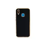 Huawei P20 Lite Kılıf Volet Silikon - Siyah-1