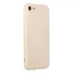 İphone 7 Kılıf First Silikon - Krem-2
