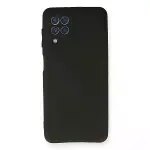 Samsung Galaxy A22 Kılıf First Silikon - Siyah-1