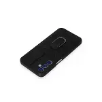 Samsung Galaxy M34 5g Kılıf Pars Lens Yüzüklü Silikon - Siyah-4