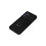Samsung Galaxy M34 5g Kılıf Pars Lens Yüzüklü Silikon - Siyah-5