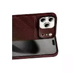 İphone 17 Pro Max Auto Focus Karbon Kapak - Bordo-2