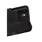 Huawei Honor 600 Trend S Plus Kapaklı Kılıf - Siyah-2