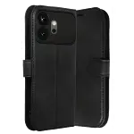 Huawei Honor 600 Trend S Plus Kapaklı Kılıf - Siyah-1