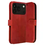 Huawei Honor 600 Pro Trend S Plus Kapaklı Kılıf - Kırmızı-1
