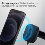 Mag Fit ITS12W MagSafe Uyumlu Kablosuz Şarj özellikli Araç İçi Havalandırma / Izgara Telefon Tutucu-5