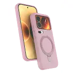 Xiaomi Mi 17 Pro Regal Magsafe Standlı Kapak - Açık Pembe-1