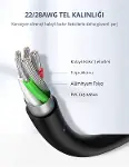 USB Type-C Şarj ve Data Kablosu, 0.5 metre-7