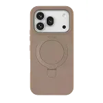 Huawei Honor 600 Regal Magsafe Standlı Kapak - Çöl Titanyum-3