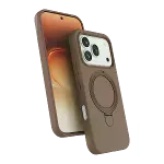 Huawei Honor 600 Regal Magsafe Standlı Kapak - Çöl Titanyum-1