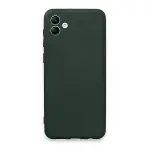 Samsung Galaxy A04e Kılıf First Silikon - Koyu Yeşil-2