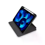 İpad Pro 11 (2021) Kılıf Ling 360 Kalemlikli Tablet Kılıf - Siyah-2