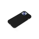 İphone 15 Kılıf Nano İçi Kadife Silikon - Siyah-4