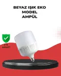 Enerji Tasarruflu Şarjlı LED Ampul 30W Beyaz Işık-1