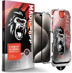 Klasse X-Gorilla iPhone 13 Pro Max / 14 Plus Ekran Koruyucu Cam | 9H Kırılmaz Tam Kaplama, Tozsuz Uy-1