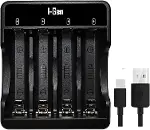 G465 4'lü Pil Şarj Aleti + 4 Adet AAA 650 mAh Şarjlı İnce Kalem Pilli Set-8