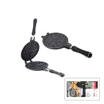 20CM GRANİT DÖKÜM WAFFLE TAVA BAKALİT SAP-1