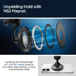Mag Fit MTF13-1 2in1 MagSafe Uyumlu Araç İçi Torpido ve Havalandırma Telefon Tutucu (Uzun) Koyu Gri-4