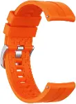 Xiaomi Watch 5 için Kordon, Silicone RapidBands Turuncu [Watch 5 ile Uyumlu Kordon - Turuncu]-1